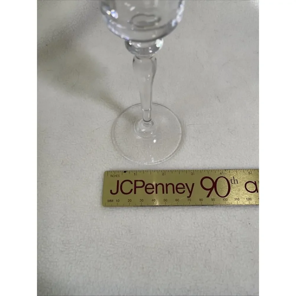 Gorham Crystal Grand Manor Platinum Champagne Flutes X 2